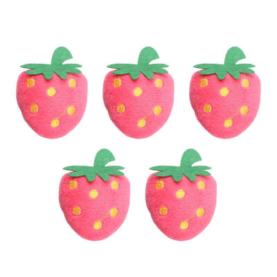 

Strawberry Shape Sewing Needle Inserting Holder Cross Stitch Pincushion