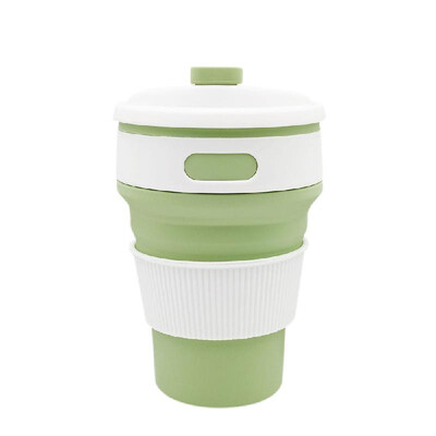 

Silicone Coffee Cup Outdoor Portable Travelling Cup Folding Retractable Water Cup