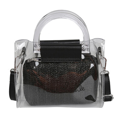 

Tailored Summer Fashion Transparent Pouch Woman 2019 New Crossbody Bag Jelly Shoulder Bag