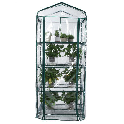 

Greensen 4-Tier Household Flower House Plant Greenhouse Gardening Greenhouse Cover