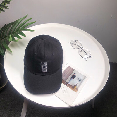 

2019 Korean version of mens&womens new hat letters Joker Cap casual sunscreen baseball cap outdoor visor tide