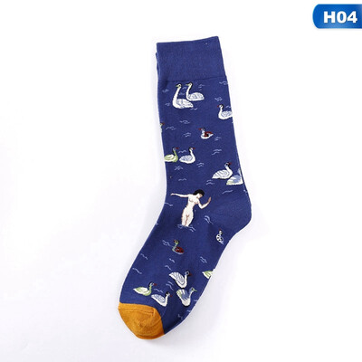 

HarajukuHarajuku Mens Cotton Socks Novelty Animal Flower Funny Socks Gift