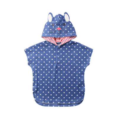 

Baby Hooded Bath Towel Poncho Swim Pool Beach Wear Kid Bathrobe Cartoon Towel