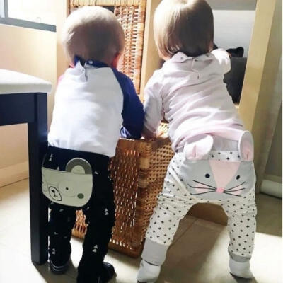 

Toddler Baby Boy Girl Cartoon Bottom Pants Harem Leggings Pants Trousers Unisex New