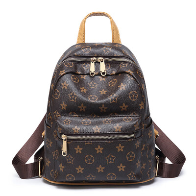 

Backpack female 2019 autumn&summer new Korean version of the tide fashion personality printing student backpack casual wild travel bag