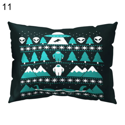 

Circle Wave Geometric Pattern Pillow Cover Cushion Case Car Sofa Bedroom Decor