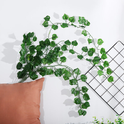 

Toponeto Artificial Ivy Leaf Garland Plants Vine Fake Foliage Flowers Home Decor