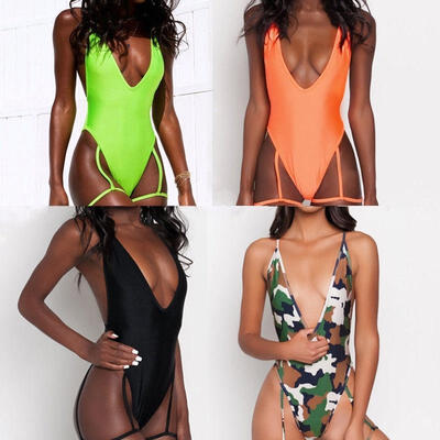 

One Piece Bandage Push up Monokini Bikini Women´s Swimwear Swimsuit bathing Suit 2018 New Hot