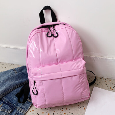 

Tailored Fashion Women Solid Color Zipper Backpack Waterproof Shoulder Bag Travel Bag