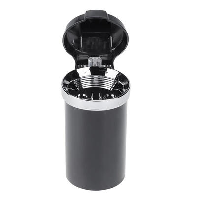 

Portable Car Travel Cigarette Cylinder Ashtray Holder Cup LED Light Lamp
