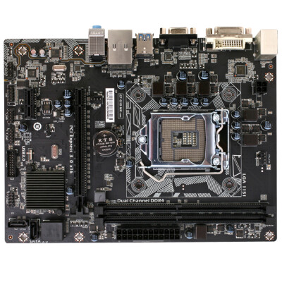 

Colorful Warrior CH110M-K V20A Motherboard Mainboard Systemboard for Intel LGA 1151 DDR4 SATA3 USB30 mATX PCI-E 30 for Desktop