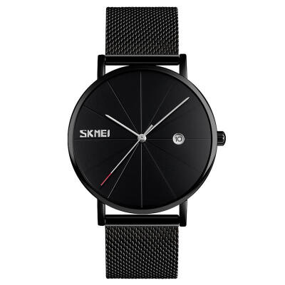 

SKMEI Men Fashion Watches Quartz Simple Stainless Steel Waterproof Casual Watch For Men 9183