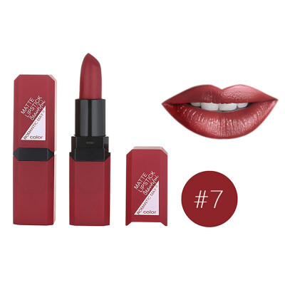 

12 Colors Natural Non-Stick Cup Waterproof Matte Velvet Glossy Lip Gloss Lipstick Sexy Red Lip Tint Long Lasting Easy to Color