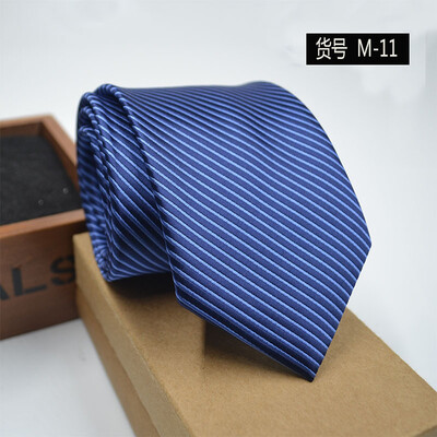 

New spot tie business dress mens tie polyester yarn arrow type 8CM business tie wholesale