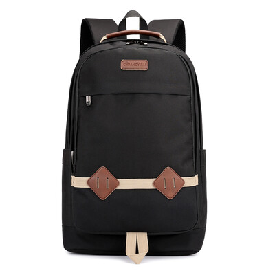 

Mens shoulder bag leisure computer backpack travel bag simple female fashion student bag schoolbag