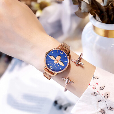 

Ob bee watch female ins wind academy wind sen students artistic temperament simple waterproof net red with the same paragraph