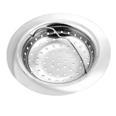 

Stainless Steel Sink Strainer Floor Drainer Waste Stopper Filter wHandle
