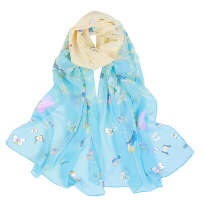 

Gobestart Fashion Women Soild Dot Printing Long Soft Wrap Scarf Ladies Shawl Scarves