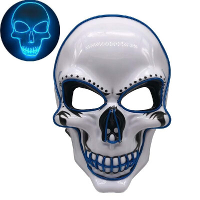 

Halloween Party Mask LED Scary Flash Mask EL Line Light Mask Cosplay Mask Party Clothing Mask Supplies Multi-color Optional