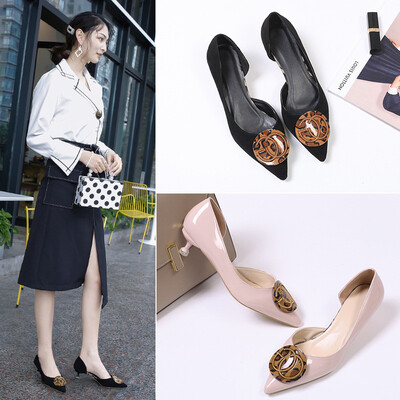 

Net red high heels female new Korean version of the wild sexy shallow mouth stiletto shoes 2966007