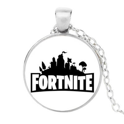 

FOR-TNITE Alloy Gemstone Necklace Pendant Fans Favorite Gamer Gifts for Boys Girls Adults