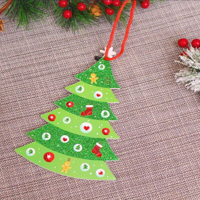 

Toponeto Christmas Tree Decoration Shiny Merry Letter Card for Xmas Hanging Ornament