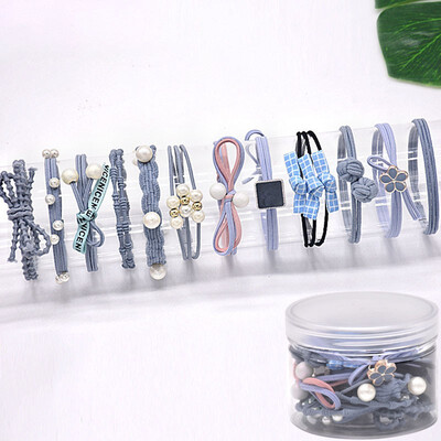 

Fashion Headwear Set Small Fresh Hair Band Hair Accessories Women Hair Ponytail Rubber Band Sweet Head Rope Scrunchie 12PCSSet