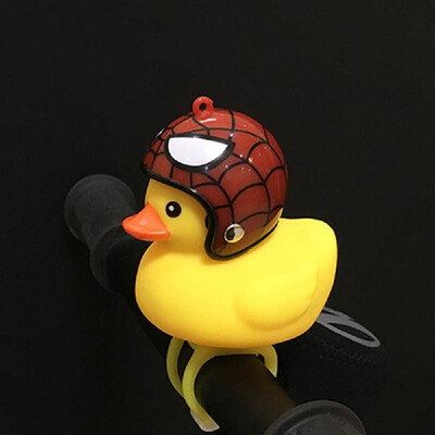 

Cute Little Yellow Duck with Helmet LED Light for Bike Motorcycle