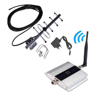 

Mobile Phone GSM Signal Booster GSM Signal Repeater Cell Phone GSM 900MHz Signal Amplifier with LCD Display Yagi Set