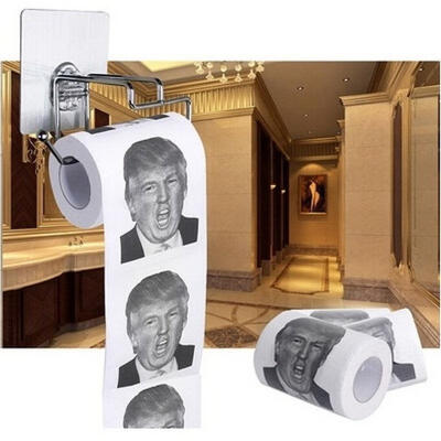 

Hot Donald Trump 100 Dollar Bill Toilet Paper Roll Novelty Gag Gift Dump Trump