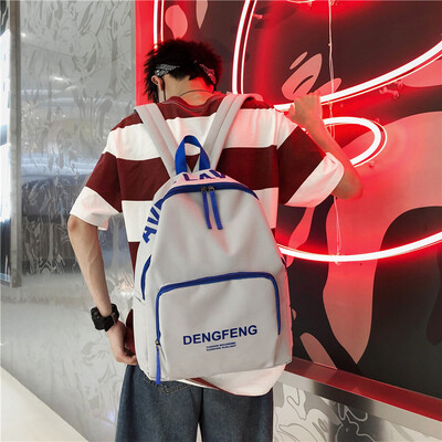 

Studentsschoolbags Female Korean version High school students schoolbags Mens fashionable shoulder bags&large capacity back