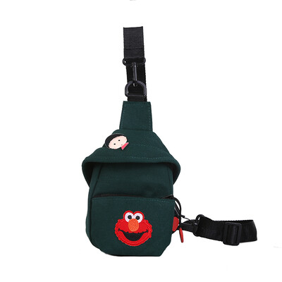 

Small bag fashion hundred-set personality sloping ocean tide bag female summer ins female canvas cartoon bag bag