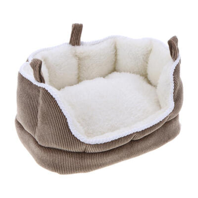 

Animal Winter Warm Bed House Washable Hamster Squirrel Rabbit Nest Pet Sofa