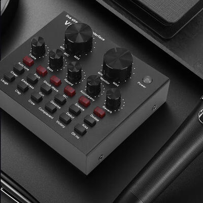 

Greensen V8 Second Generation Bluetooth Computer Live Broadcast Voice Changing Card Black ABS Bluetooth Card Voice Card