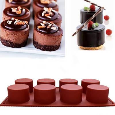 

Gobestart Cake Mold Soap Mold Round Flexible Silicone Cookie Mould Candy Chocolate Mould