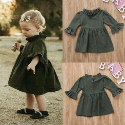 

Toddler Infant Kids Baby Girls Summer Dress Princess Party Wedding Tutu Dresses
