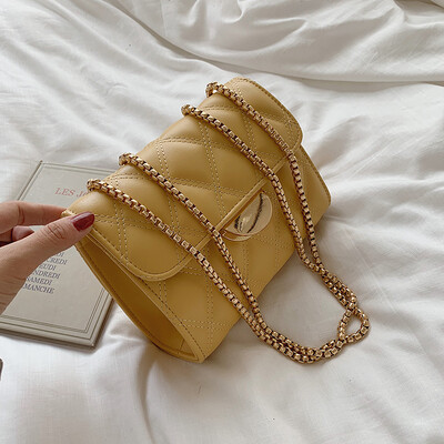 

Summer small fragrance bag female 2019 new wave Korean version of the wild single shoulder slung fashion rhombic chain small square bag