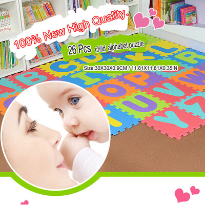 

26Pcs Large Size Baby Children Alphabet Puzzle Bubble English Educational Toy