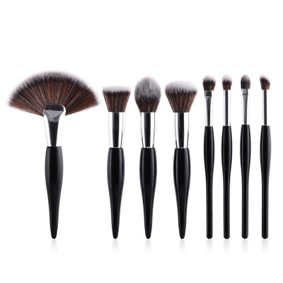 

〖Follure〗8Pcs Pro Makeup Brushes Set Foundation Powder Eyeshadow Eyeliner Lip Brush Tool