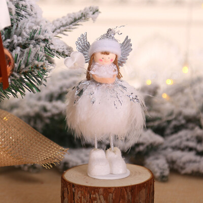 

Gobestart Christmas Ornaments Santa Claus Snowman Reindeers Toy Doll Hang Decoration Gift