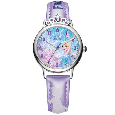 

Disney Childrens Watch Girl Pointer Watch Cartoon Cute Snow Princess Primary School Girl Watch FZ-54182PL