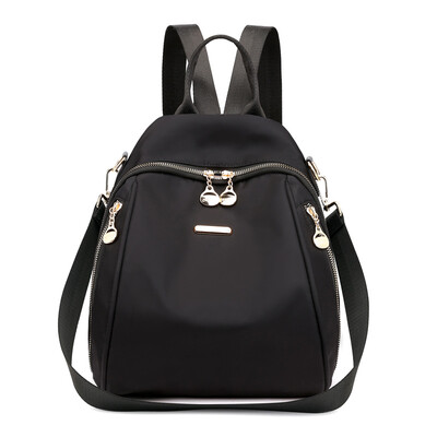 

Double shoulder bag female Oxford leisure fashion printing travel canvas small backpack Korean version 100