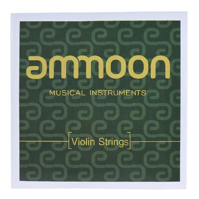 

ammoon Full Set High Quality Violin Strings Size 44 & 34 Violin Strings Steel Strings G D A&E Strings