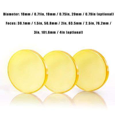 

Practical Fine Quality CO2 Crescent Optical System Engraving Cutting Machine Zinc Selenide Focus Lens