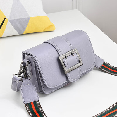 

New little bag girl fan you slant mobile phone bag texture feel like a hundred square buckle girl one shoulder bag