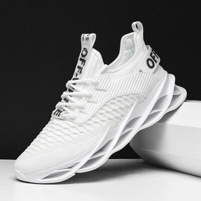 

Blade mens shoes breathable fashion mens running shoes mesh casual old shoes mens sports flying woven running shoes