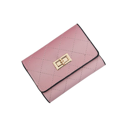 

Folding womens small wallet short wallet womens change Korean style cute coin wallet