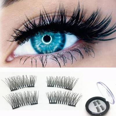 

〖Follure〗1 Pair 3D Magnetic False Eyelashes Lashes Reusable False Magnet