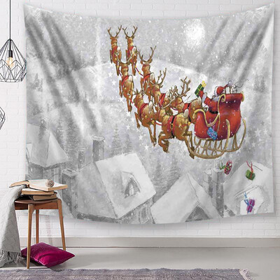 

〖Follure〗Christmas Tapestry Santa Print Wall Hanging Tapestry Art Home Decor