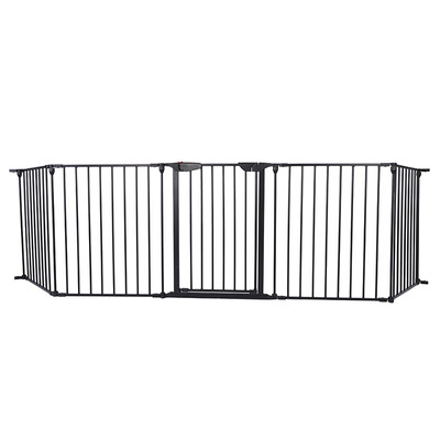

Extra Wide 120" Easy Step Walk Thru Baby Toddler Safety Gate Playspace IndoorOutdoor Gate